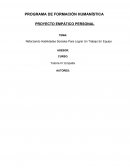 Reforzando habilidades sociales para lograr un trabajo en equipo