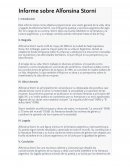 Informe sobre Alfonsina Storni