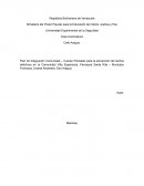 Plan de Integración Comunidad – Cuerpo Policiales para la prevención de hechos delictivos en la Comunidad Villa Esperanza,