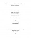 Modelo de negocio para la prestación de un servicio turístico Pasadía en el municipio de Barrancabermeja