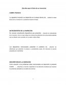 Molde para registro de patente