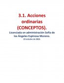 Acciones ordinaria. importancia en el Mercado de Capitales