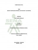 Ensayo superación personal, motivación y autoestima