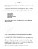 Gestión de Proyectos. Principales restricciones de un proyecto: tiempo, costo, alcance