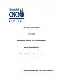 Línea de tiempo Comercio Internacional