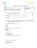 Comprensión lectora “El lugar más bonito del mundo”