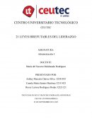 21 Leyes irrefutables del liderazgo. Un conjunto de principios y conceptos desarrollados