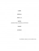 Liderazgo para el desarrollo estratégico