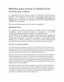 Métodos para evaluar la calidad de las cuentas por cobrar