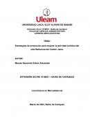Estrategias de promoción para mejorar la actividad turística del sitio Bellavista del Cantón Jama