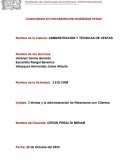 Administración y técnicas de ventas