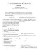 Circuitos divisores de corriente y tensión