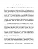 Ensayo Papa Rico, Papa Pobre