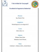 Metodología de la investigación 2 unidad 1: población y muestras
