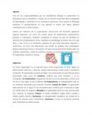 Agenda. Proporcionan coherencia al aprendizaje