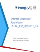 Planeación del Entorno Virtual de Aprendizaje