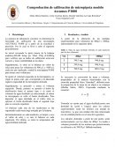 Comprobación de calibración de micropipeta modelo Accumax P1000