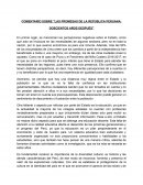 Comentario sobre "Las promesas de la república peruana: doscientos años después"