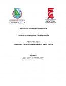 Administración de la responsabilidad social y ética
