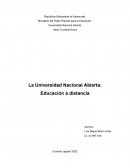 ¿Qué información posee sobre la educación a distancia?