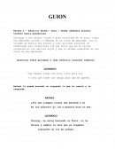 Pre guion