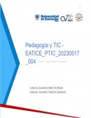 Los conceptos pedagogía, tecnologías digitales, enseñanza y aprendizaje