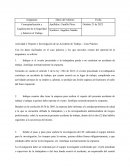Reporte e Investigación de un Accidente de Trabajo – Caso Práctico