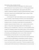 Petróleo, Cultura y Sociedad en Venezuela