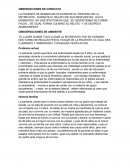 Observaciones de conducta