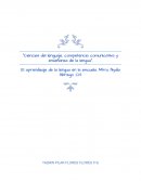 La finalidad principal de la enseñanza de la lengua