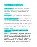 Teorias sobre el origen de la vida