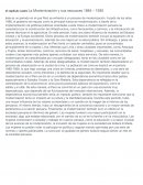 El capítulo cuatro La Modernización y sus secuaces 1884 – 1930