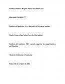 Ensayo sobre la tasas de mortalidad