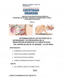 Determinación de los factores de la enterobiasis y su prevalencia en la desnutrición en niños de 2 a 6 años de edad