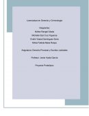 Derecho Procesal y Escritos Judiciales. Proceso penal