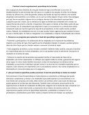 Practicar la teoría organizacional: aprendizaje de las tiendas