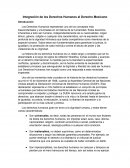 Integración de los Derechos Humanos al Derecho Mexicano