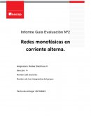Redes eléctricas II