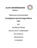 Investigación Escrita Imagen Marca País