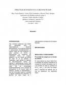Práctica 5 porcentaje de oxigeno en el clorato de potasio