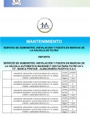 Tratamiento de aguas Almacenera Pacifico S.A.C