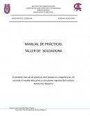 Manual de prácticas de soldadura