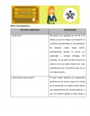 Acciones de prevencion. Factor a observar