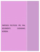 Partidos políticos PRI, PAN, movomiento ciudadano