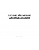 Nociones básicas sobre contratos en general