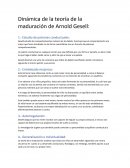 Dinámica de la teoría de la maduración de Arnold Gesell
