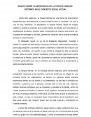 Ensayo sobre la importancia de la terapia familiar sistémica en el contexto social actual