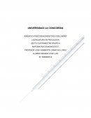 Ensayo psicodiagnóstico del niño