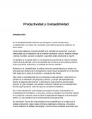 Productividad y competividad