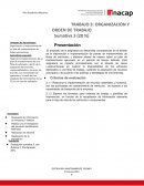 Trabajo 3: Organización y orden de trabajo